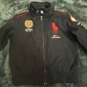 Polo Ralph Lauren Black Racing Jacket